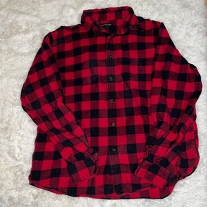 Red and Black Plaid Flannel